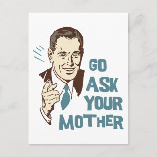 Preguntar a tu madre postal