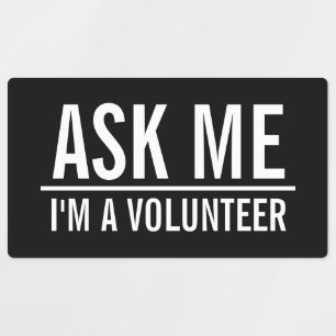 Preguntar   Etiquetas para tarjetas de los volunta