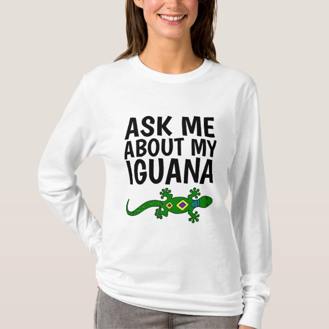 PREGUNTARME SOBRE MIS camisetas IGUANA (Anverso)