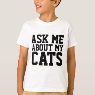 PREGUNTARME SOBRE MIS GATOS, camisetas de gato, ni