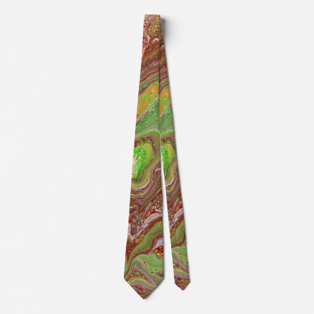 Preguntas 1 Corbata Verde Marrón Salvaje (Anverso)