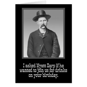 "Pregunté cumpleaños divertido del Salvaje-Oeste