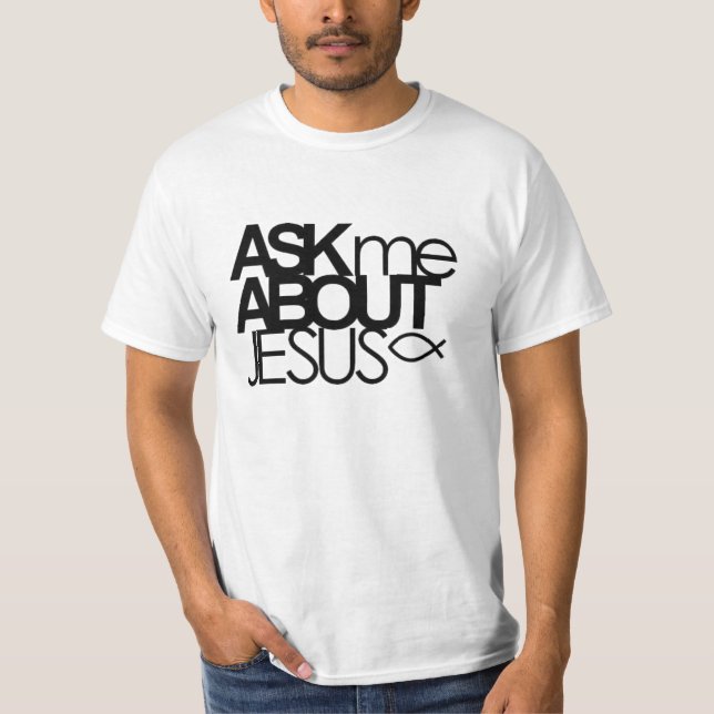 Pregúnteme acerca de la camisa del valor de Jesús (Anverso)