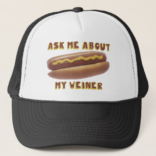 PREGÚNTEME ACERCA DE MI gorra de WEINER