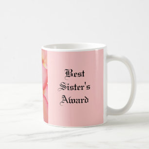 ¡Premio a la Mejor Hermana! Taza de Café con Flore