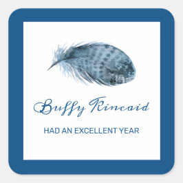 Premio a la pluma de Boho de la Etiqueta Azul Clás