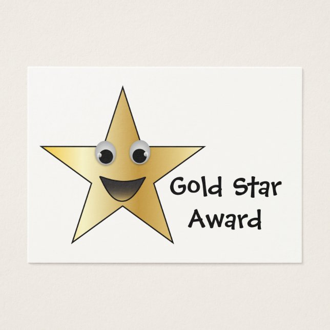 Premio a los niños de la estrella del oro (Frente)