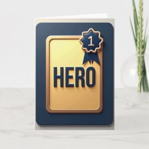 Premio al Mejor Padre Héroe Tarjeta Estrella de la