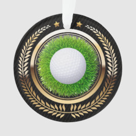 Premio de golf, regalo, ornamento