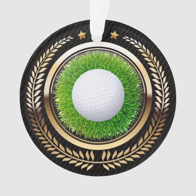 Premio de golf, regalo, ornamento (Anverso)