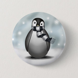 Premio Emmy el pingüino de emperador - botón