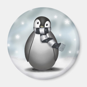 Premio Emmy el pingüino de emperador - imán