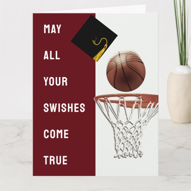 Premios de baloncesto Tarjeta de Graduación de Bue (Anverso)