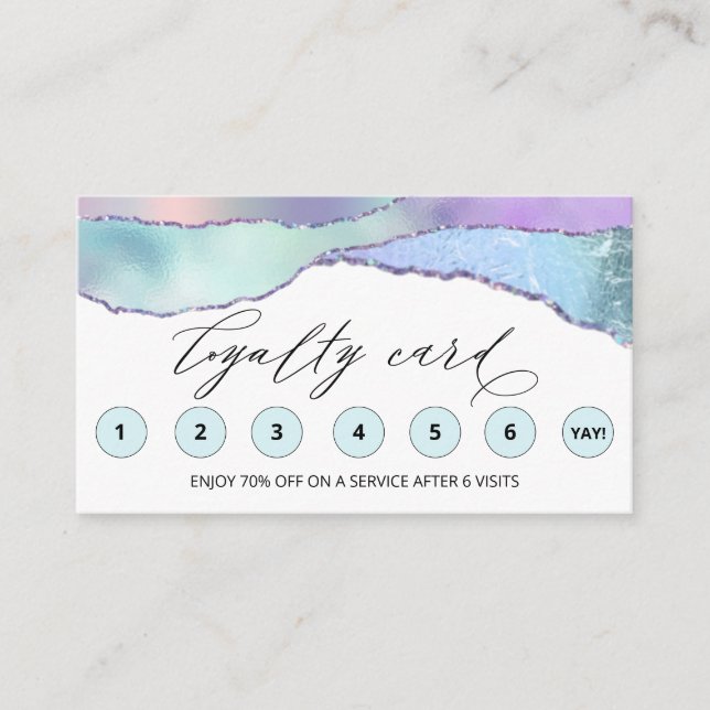 *~* Premios Rainbow QR LOGO Gracias Tarjeta de Lea (Anverso)