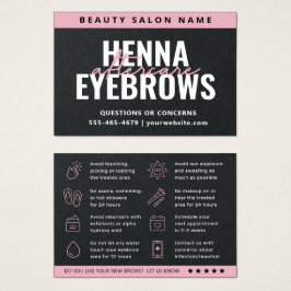 Premium Black Eyebrow Tint Henna Brows Afcare