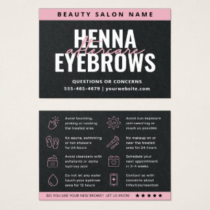 Premium Black Eyebrow Tint Henna Brows Afcare