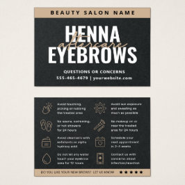 Premium Black Eyebrow Tint Henna Brows Afcare