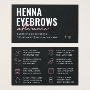 Premium Black Eyebrow Tint Henna Brows Afcare