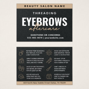 Premium Black Luxury Eyebrow Threading Afcare