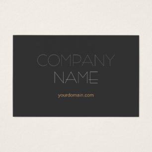 Premium Black Trendy Stylish Company Name
