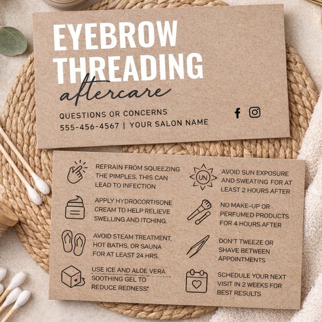 Premium Kraft Simple Eyebrow Threading Afcare  (Subido por el creador)