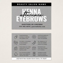 Premium Silver Eyebrow Tint Henna Brows Afcare