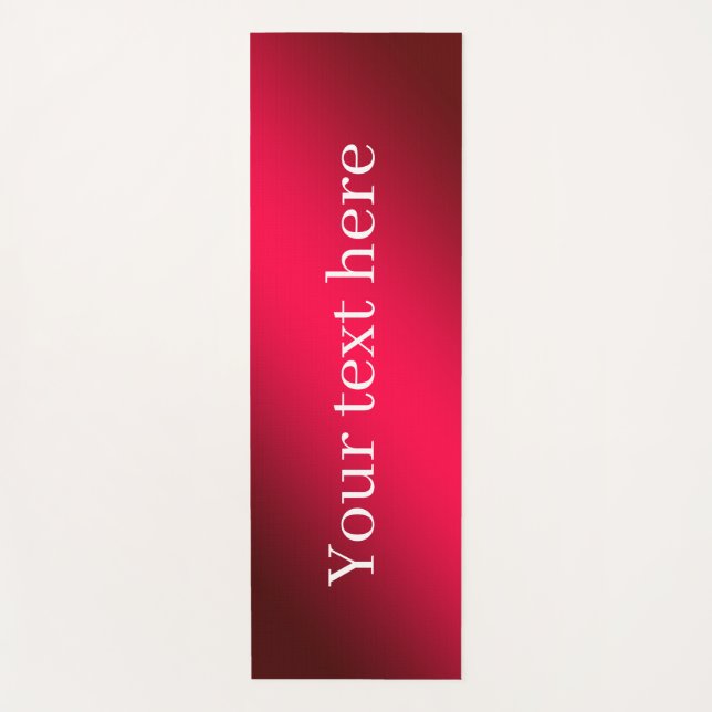  Premium Yoga Mat with custom background and text (Anverso)