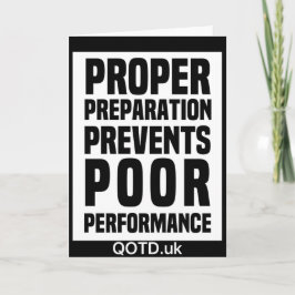 Preparación adecuada Evita la tarjeta de rendimien