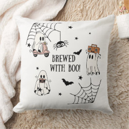 Preparado con la almohada de Boo Halloween