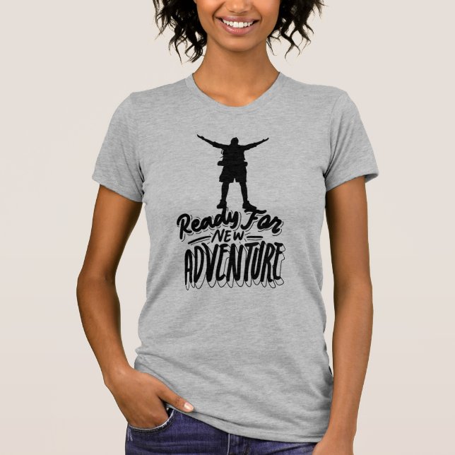 Preparado para camiseta de aventura (Anverso)