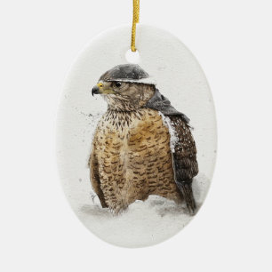 Preparado Para El Ornamento Cerámico De Nieve