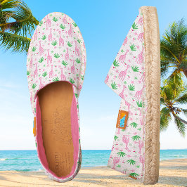 Preppy PInk Giraffes con Cosmos