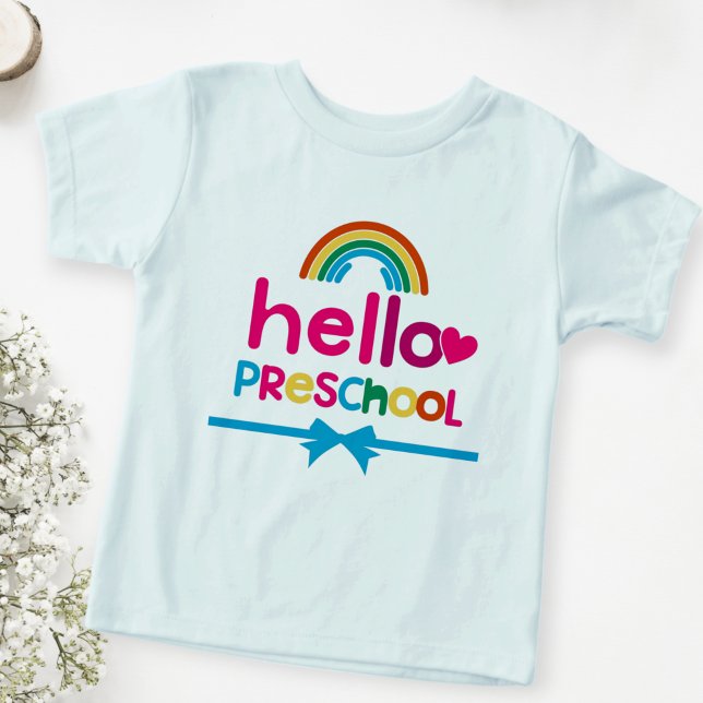 Preschool T-shirt - First Day Preschool T-shirts  (Subido por el creador)