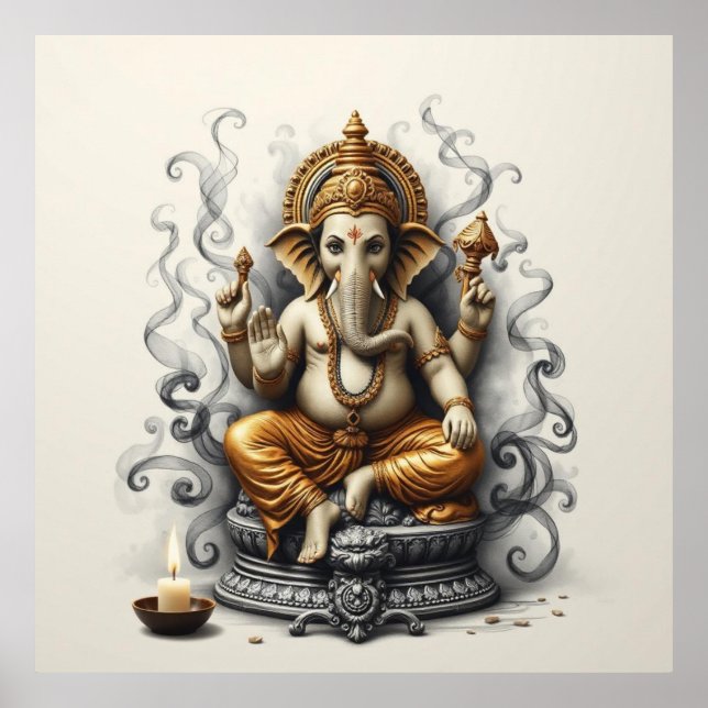 Presencia divina: Arte Ganesha (Frente)
