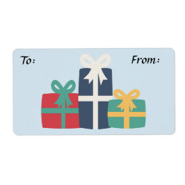 Presenta etiqueta de regalo