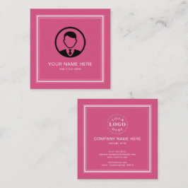 Presentación Brillante Tarjeta De Llamada De Fuchsia Con Typogr