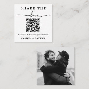 Presentación Compartir la tarjeta de Boda de código QR del Pers