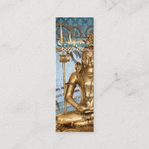 Presentación Damasco azul Shiva - Tarjeta de llamada