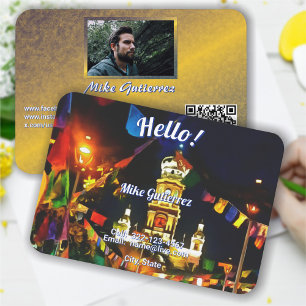 Presentación Día de Los Muertos Hola PV-190130 Tarjeta de Prese