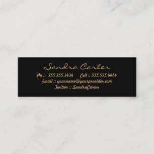 Presentación Elegante tarjeta de contacto Personalizado Flouris