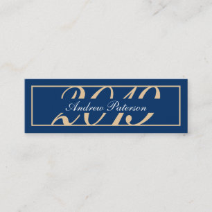 Presentación Elegante tarjeta de inserción de graduación clásic