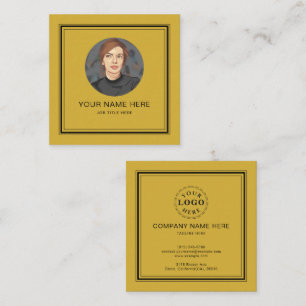 Presentación Elegante tarjeta de llamadas de oro M con guión ne
