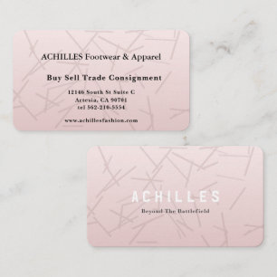 Presentación Elegante tarjeta de visita Rosa Gold Marble