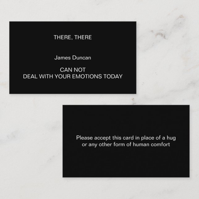 Presentación ESCUCHA UNA GRAN Tarjeta DE LLAMADA (Anverso / Reverso)