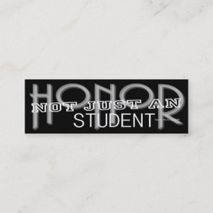 Presentación Estudiante de honor - Tarjeta personal de medios s