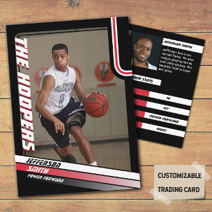 Presentación Jugador de baloncesto Personalizado tarjeta de com
