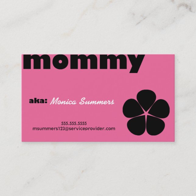 Presentación La última tarjeta 2 de la mamá (Anverso)