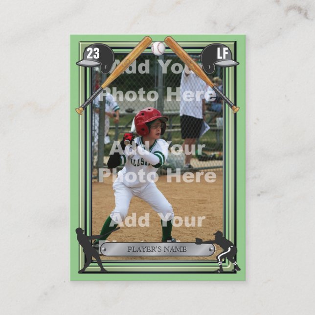 Presentación Leyenda de la tarjeta de comercio de béisbol - Est (Anverso)