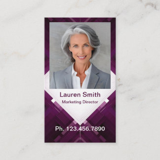 Presentación Mini Reanudar tarjeta | Tarjeta de red Geo Moderno