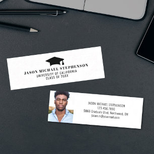 Presentación Nombre de graduación insertar tarjeta de foto simp